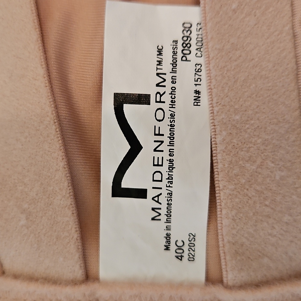 40C Maidenform Bali Strapless Black and Tan Bra Bundle - Picture 4 of 5